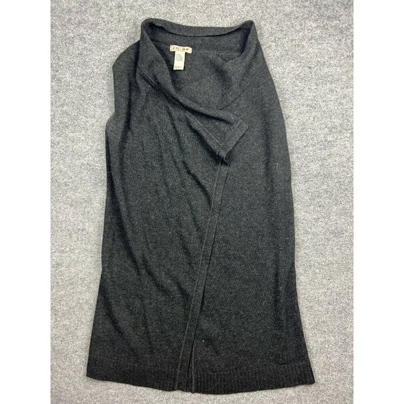 Jigsaw Open Sleeveless Cardigan Women's Small Wool Cashmere Rabbit Hair Gray - Picture 1 of 8